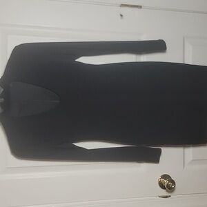 Express 4 Black Tight Stretch Mini Dress